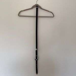 Target Silver Buckle Black Belt.